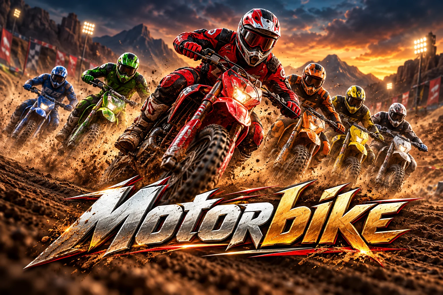 Reka bentuk tajuk Motorbike