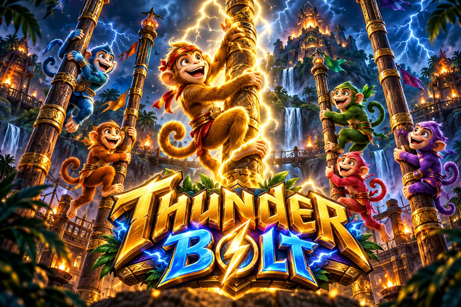 Reka bentuk tajuk Thunder Bolt
