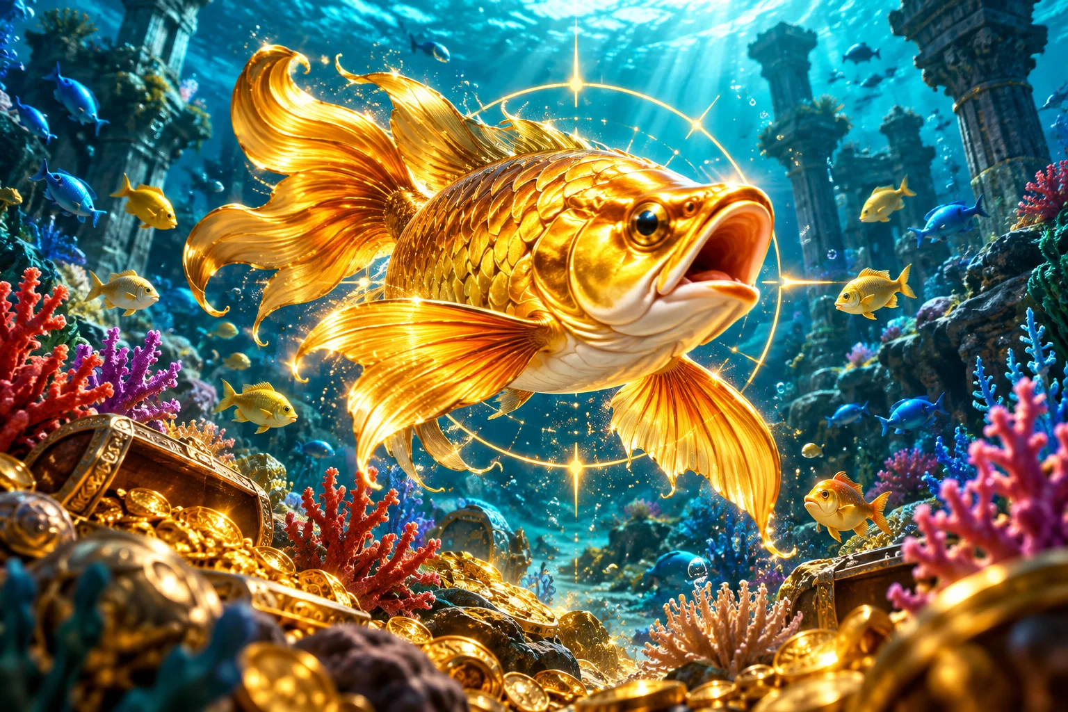 Ilustrasi kategori Permainan Tembak Ikan