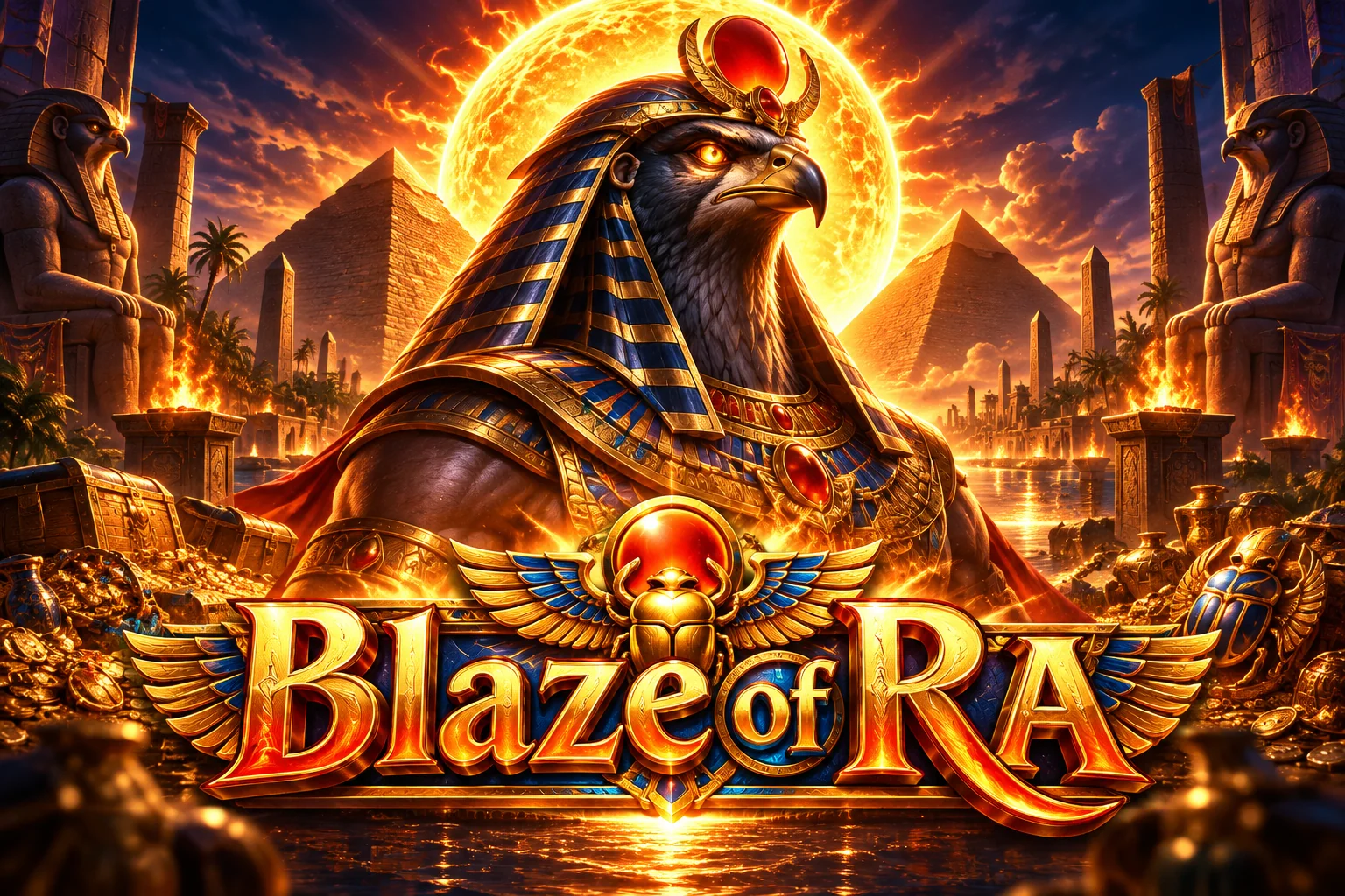 Reka bentuk tajuk Blaze of Ra