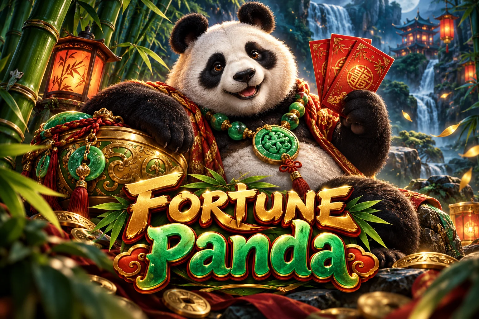 Reka bentuk tajuk Fortune Panda