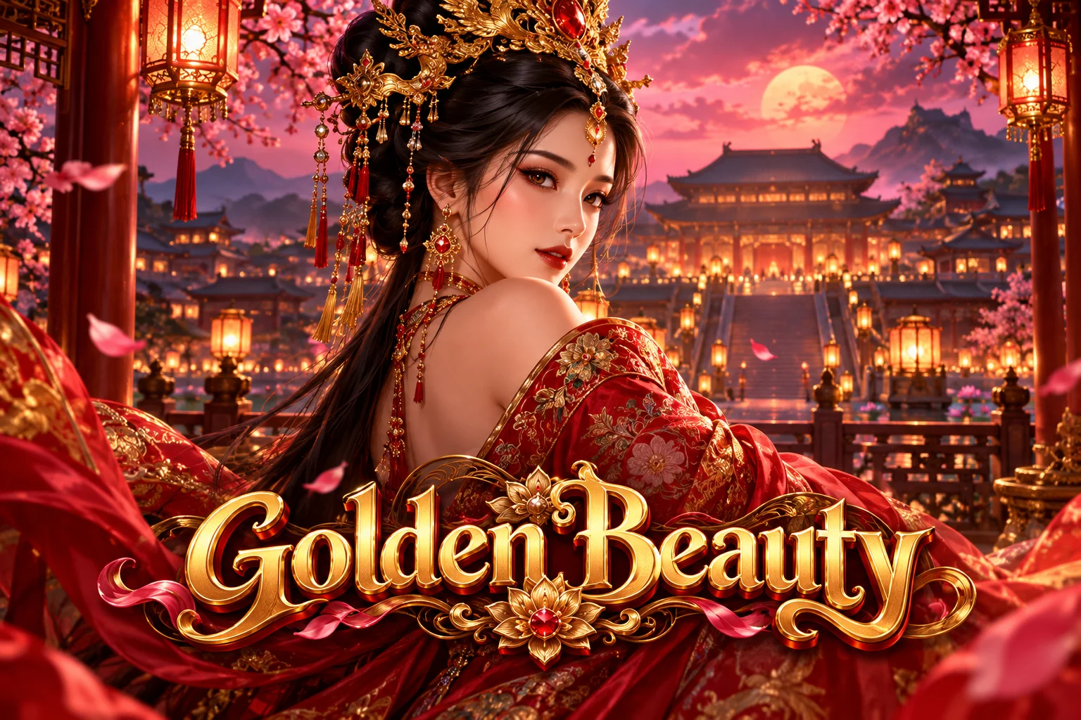 Reka bentuk tajuk Golden Beauty