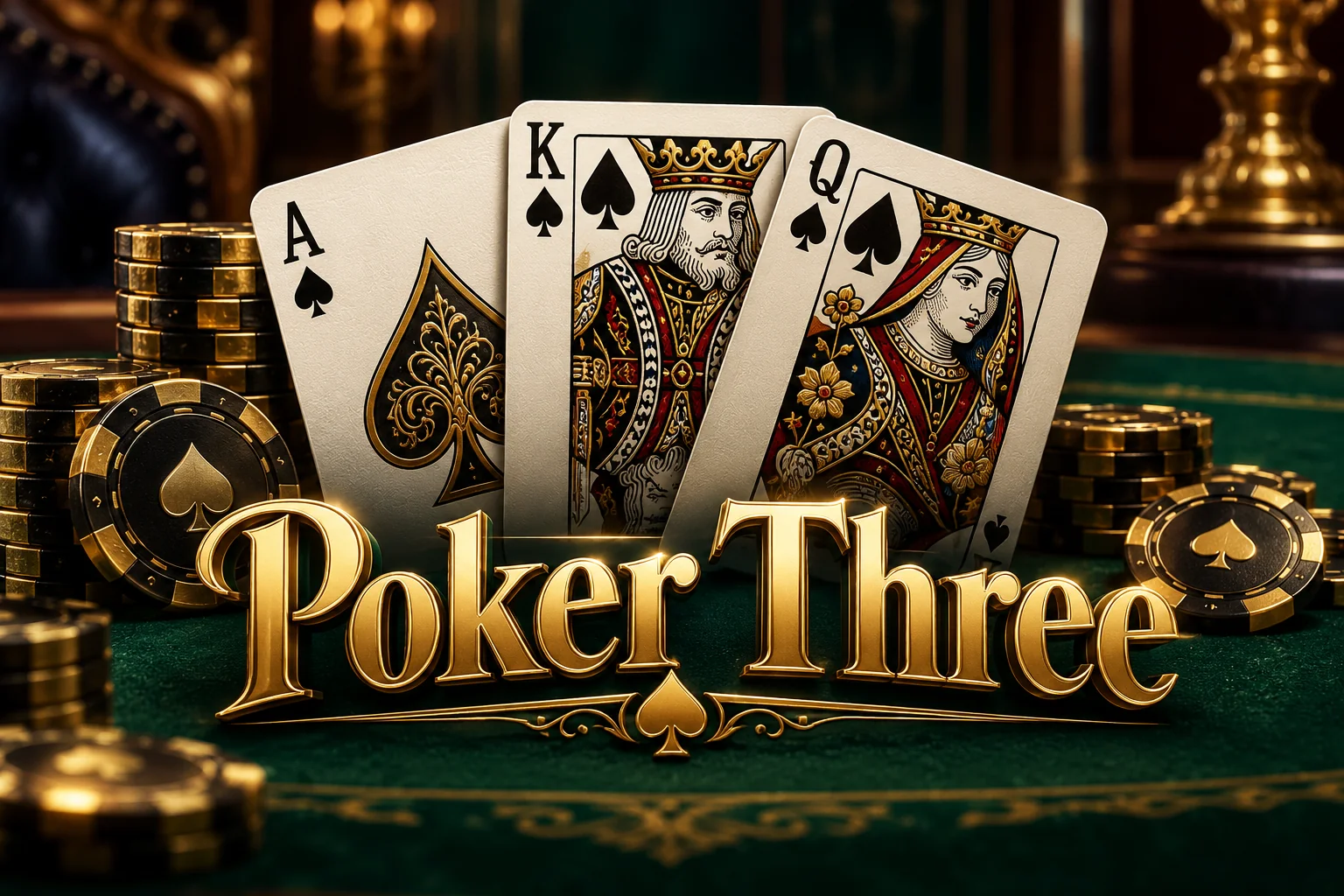 Reka bentuk tajuk Poker Three